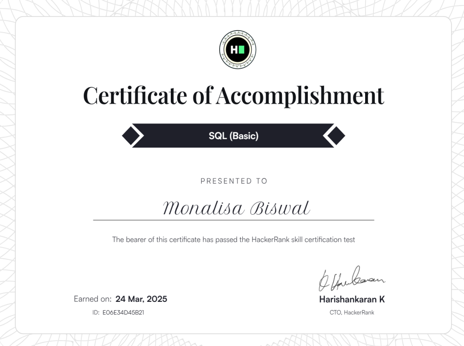 sql certificate